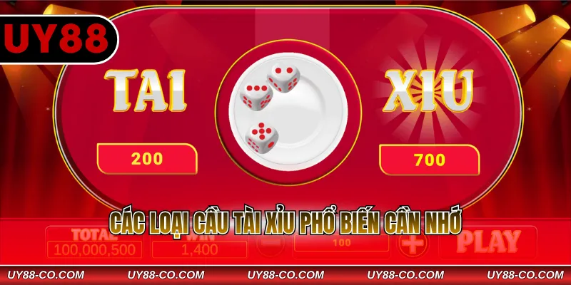Các loại cầu Tài xỉu phổ biến cần nhớ