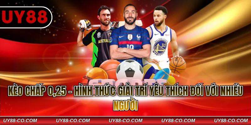 Kèo chấp 0,25 - Hình thức giải trí yêu thích đối với nhiều người