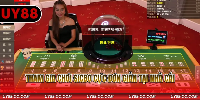 Tham gia chơi Sicbo cực đơn giản tại nhà cái